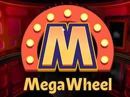 Mega Wheel online game logo by Pragmatic Play on wolfy-casino-be.com